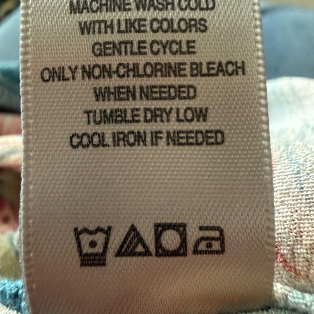 John Mark Boho Patchwork Floral Peasant Blouse | … - image 3